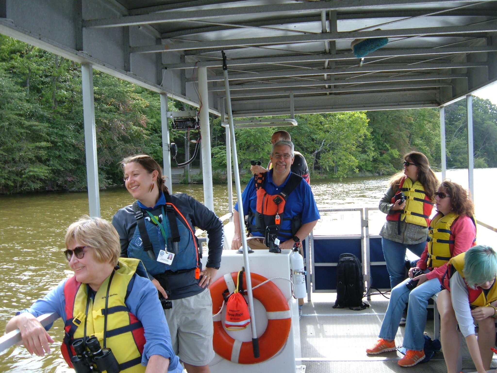 Pontoon Boat Captain Otter Point Creek Alliance